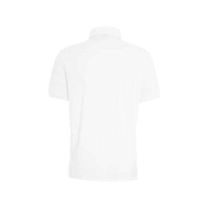 plain polo shirt white