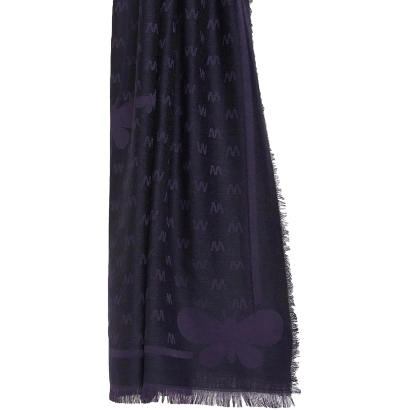 Max Mara Wollschal Scarfs Blu Marino blau