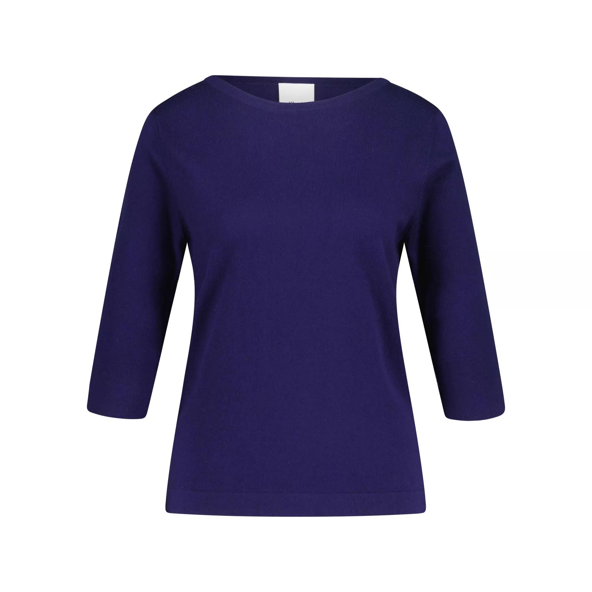 Allude - Pullover aus Seiden-Kaschmir-Mix 47702381822298 - Größe L - dark blue