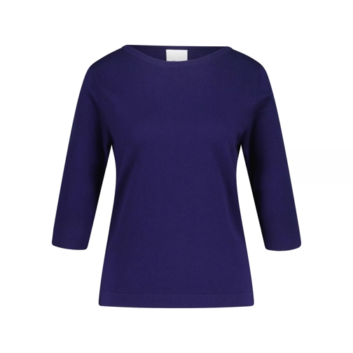 Allude Pullover aus Seiden-Kaschmir-Mix 47702381822298 Dunkelblau 