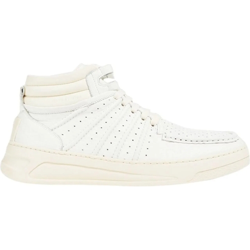 Acne Studios sneaker basse Textured Leather High-top Sneakers weiß