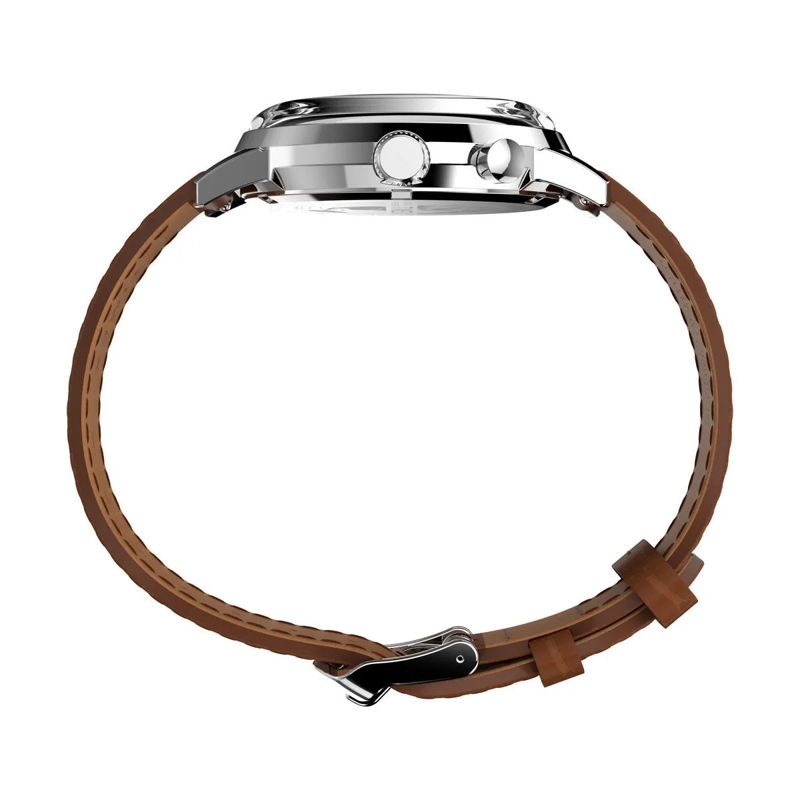 Timex Quarzuhr Quarz-Analoguhr Marlin® Moon Phase braun(Image 2)