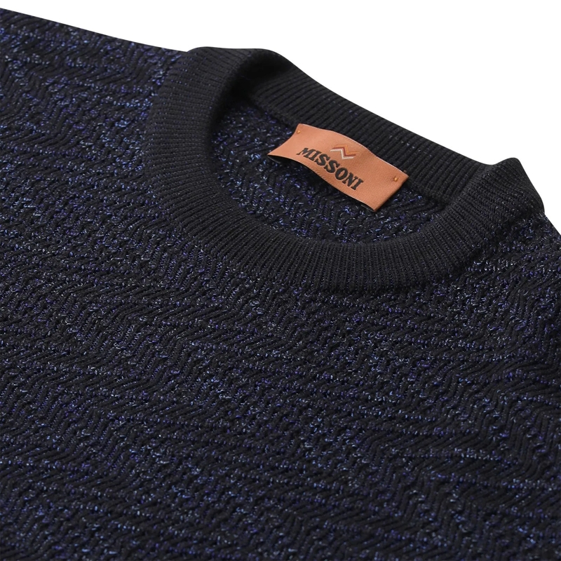 Missoni Pullover Pullover aus Wollmix blau(Image 4)