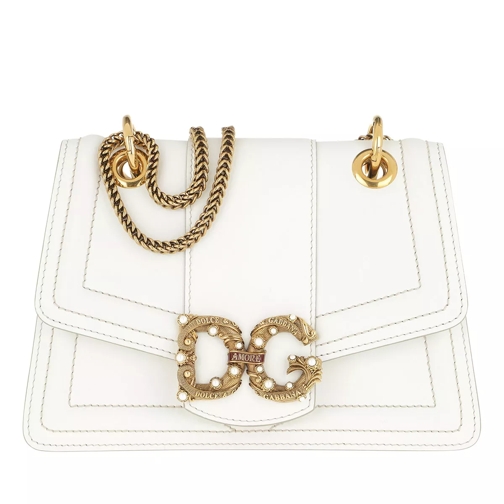 Dolce&Gabbana DG Amore Bag Leather White Crossbody Bag