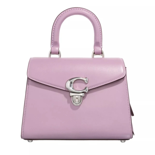Coach Luxe Refined Calf Leather Sammy Top Handle 21 Faded Purple Cartable