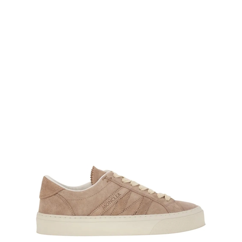 Moncler Low-Top-Sneaker Monaco2 - Suede Sneakers Pink