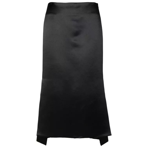 Sportmax Hudson' Black Acetate Skirt Black 