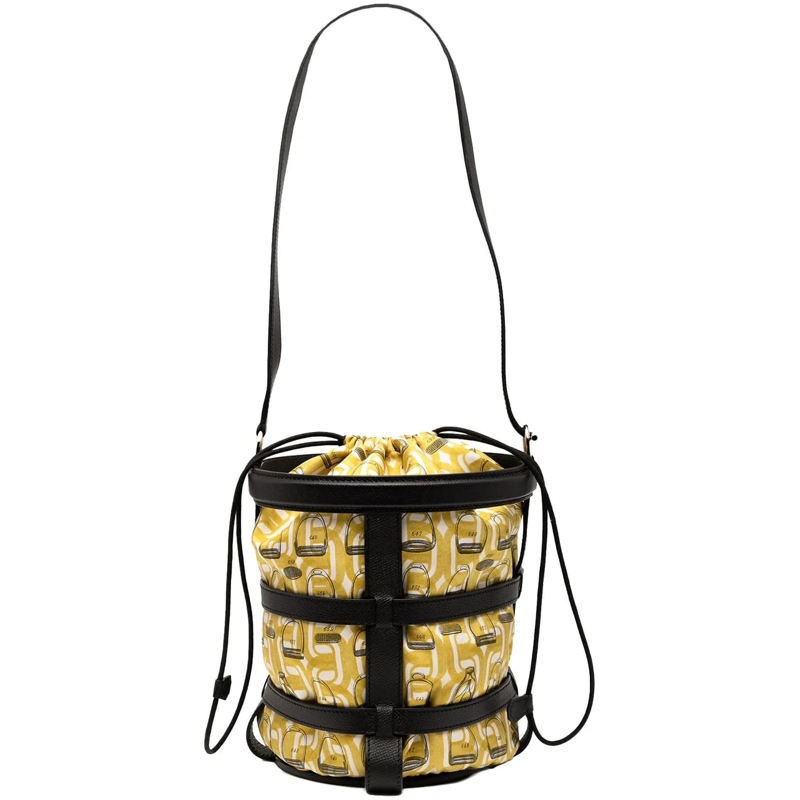 Hermès Sac à bandoulière Silk and Epsom Sac Musardine gelb