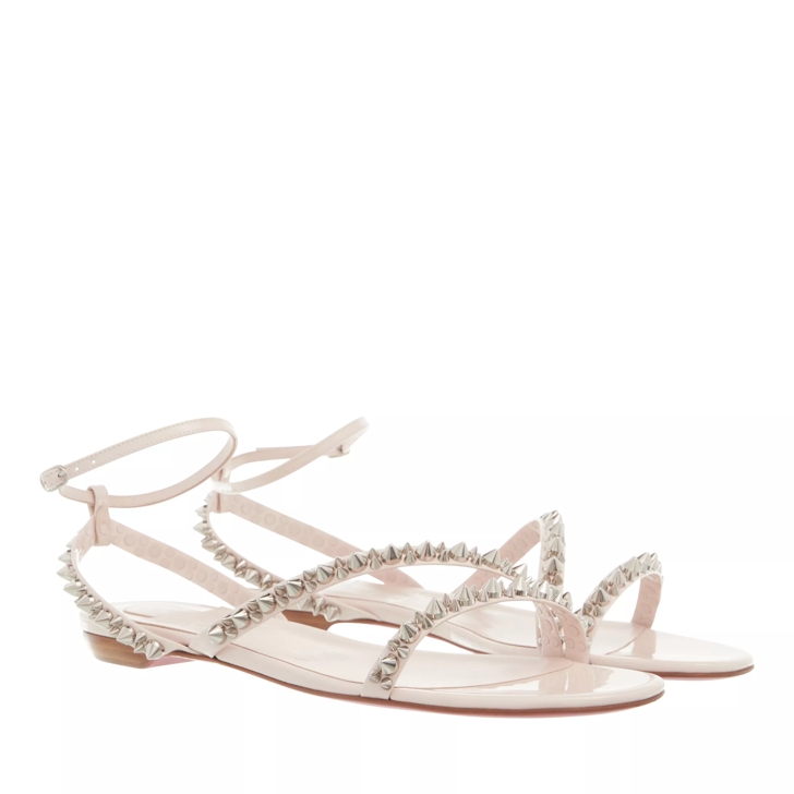 Christian Louboutin Mafaldina Spikes Sandals Leche Sandal