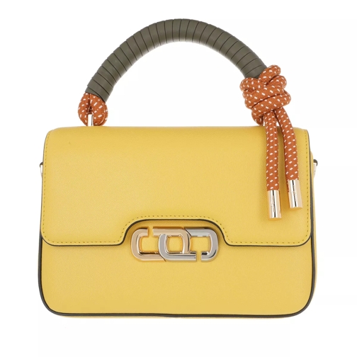 Marc Jacobs The J Link Crossbody Bag Leather Pomelo Yellow Satchel