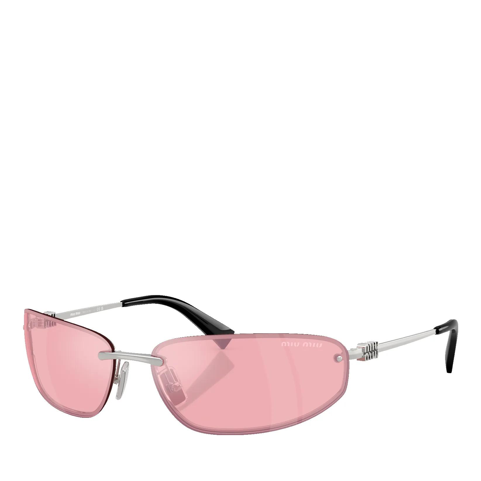 Miu Miu Sonnenbrille - 0MU A50S - Gr. unisize - in Silber - für Damen