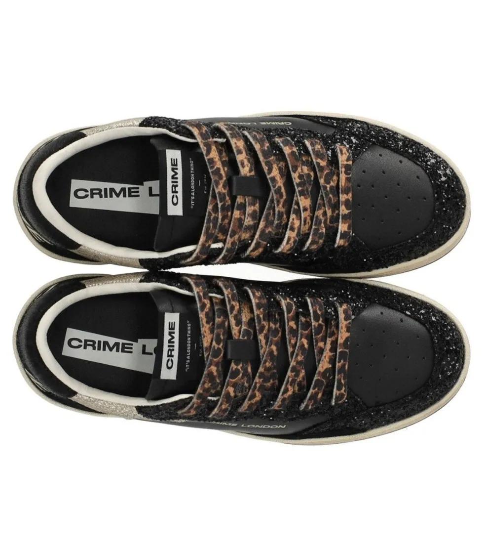 Thumbnail - CRIME LONDON Low-Top Sneaker - Sk8 Deluxe Black Sneaker - Gr. 37 (EU) - in Schwarz - für Damen