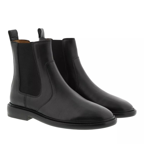 Isabel Marant Chelay Modern Chelsea Boots Leather Black Stivale Chelsea