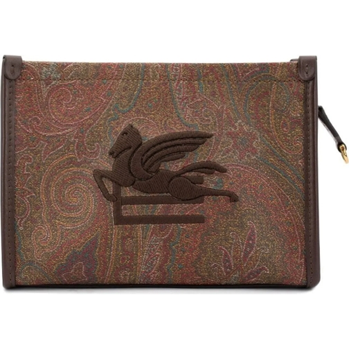 Etro Sac à bandoulière pouch arnica and leather divers mehrfarbig