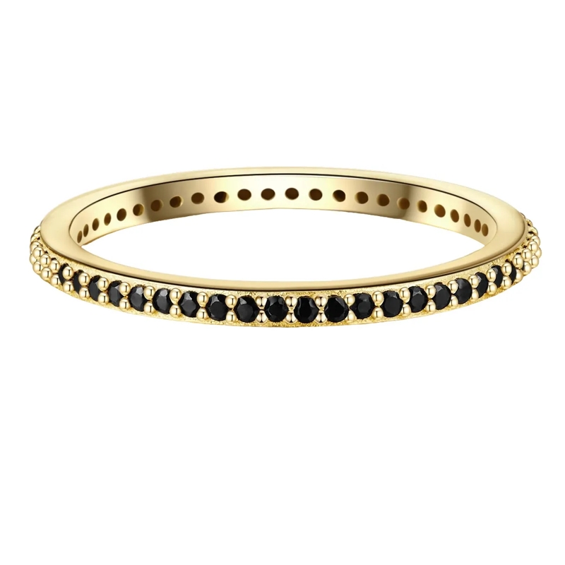 Glanzstücke München Ring Sterling Silber Ring Zirkonia gold