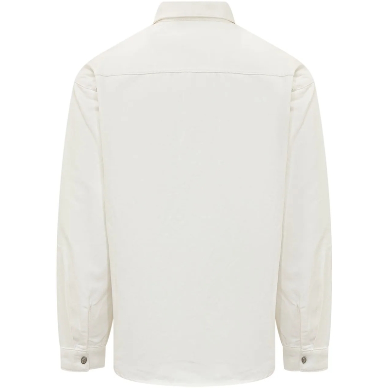 Palm Angels Haut décontracté Camicia con Tasche e Bottoni weiß(Image 2)