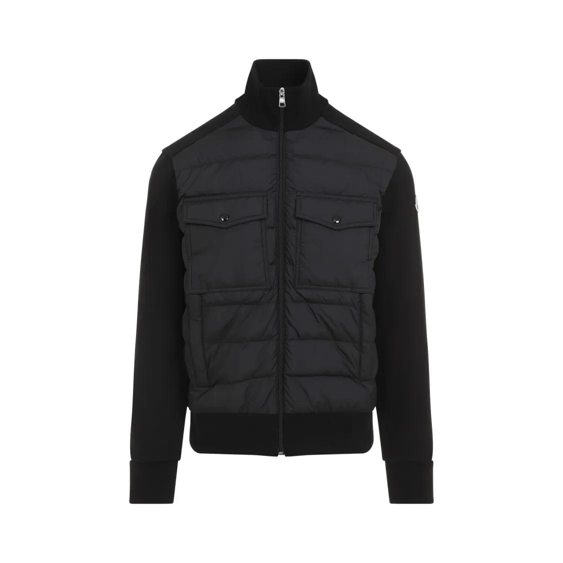 Moncler - Zipper Sweatshirt - Größe S - schwarz