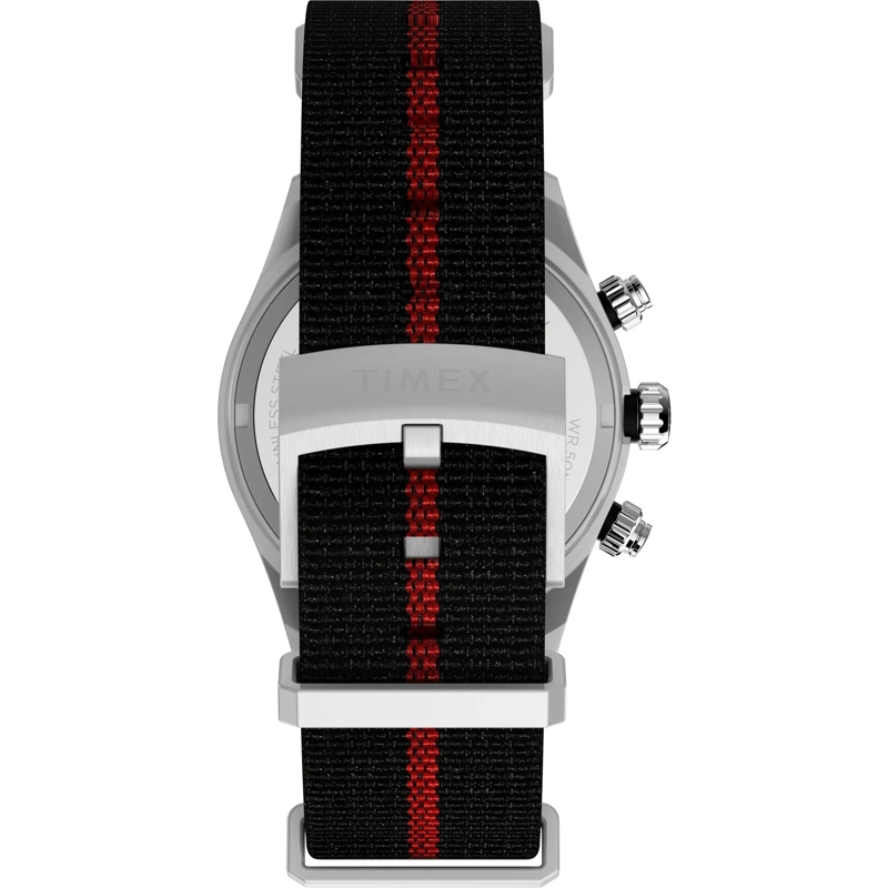 Timex Chronograph Quarz-Chronographenuhr Waterbury Heritage Chronogr schwarz(Image 2)