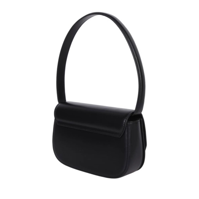 Diesel Schultertasche Black Leather Bag Black(Image 2)