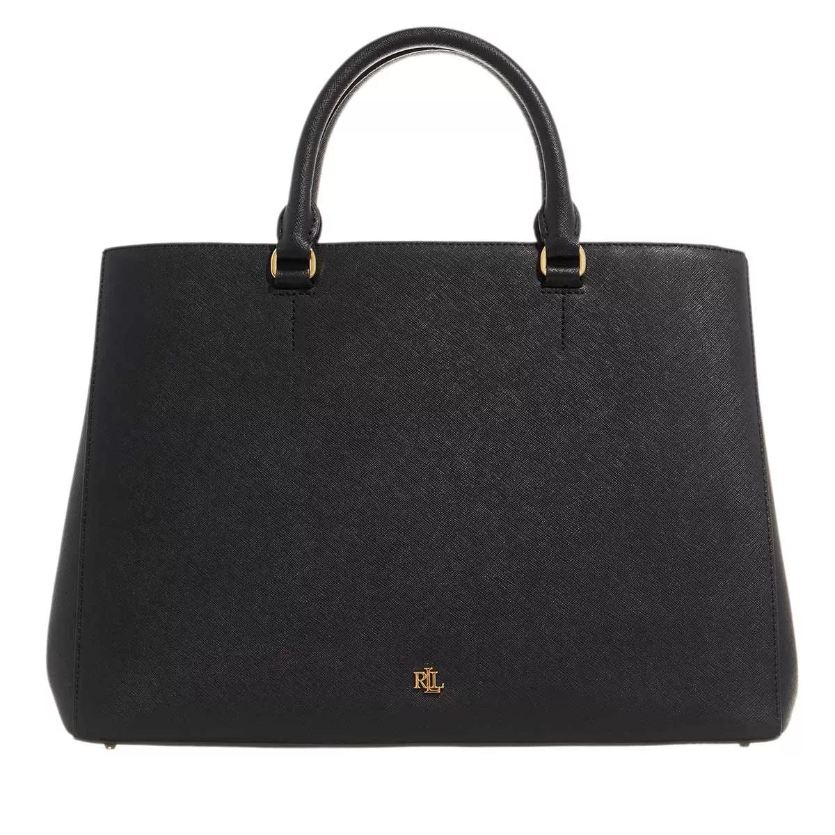 Lauren Ralph Lauren Women's Black Satchel Bags - Hanna 37-Satchel - Satchel Bags For Unisize