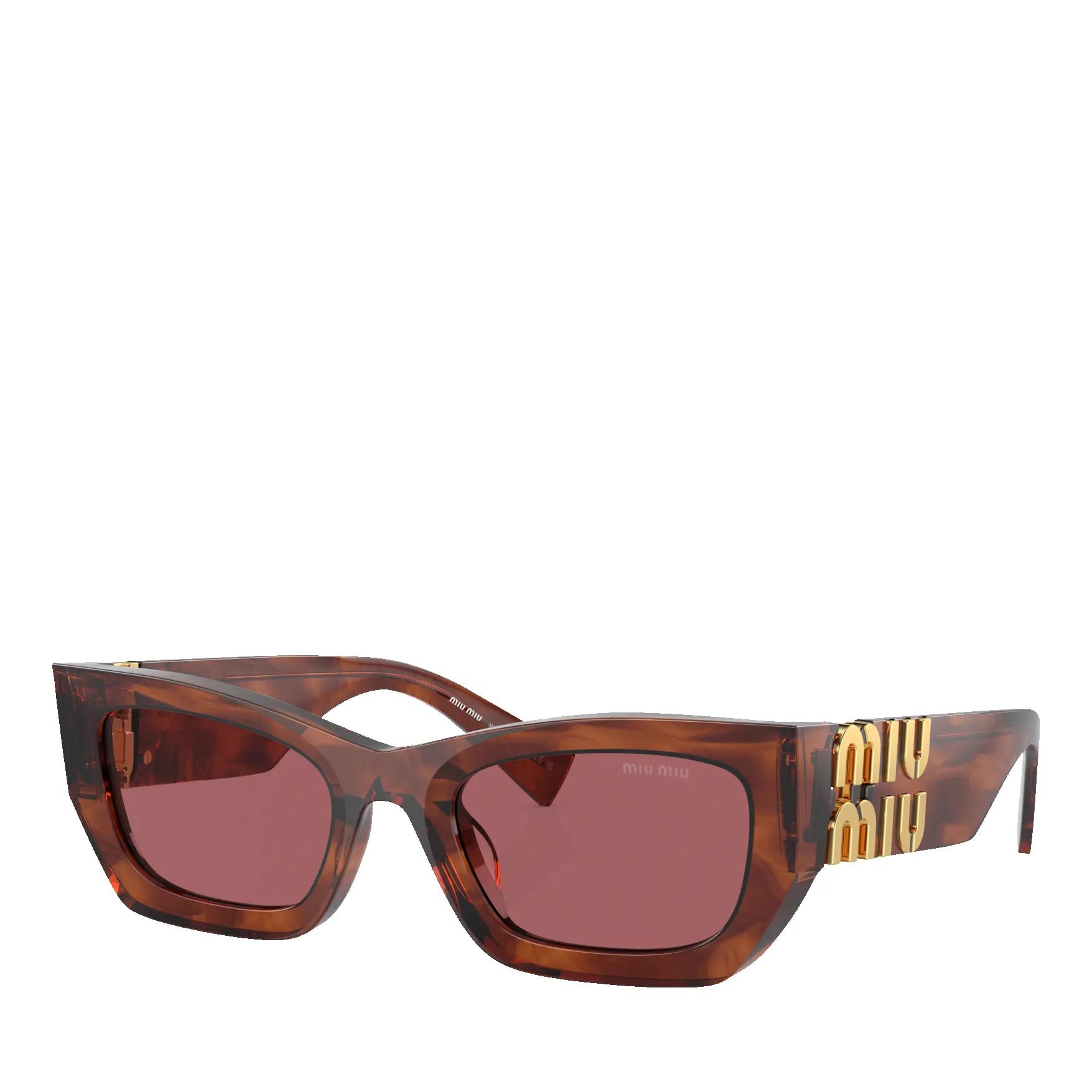 Miu Miu Sonnenbrille - 0MU 09WS - Gr. unisize - in Braun - für Damen