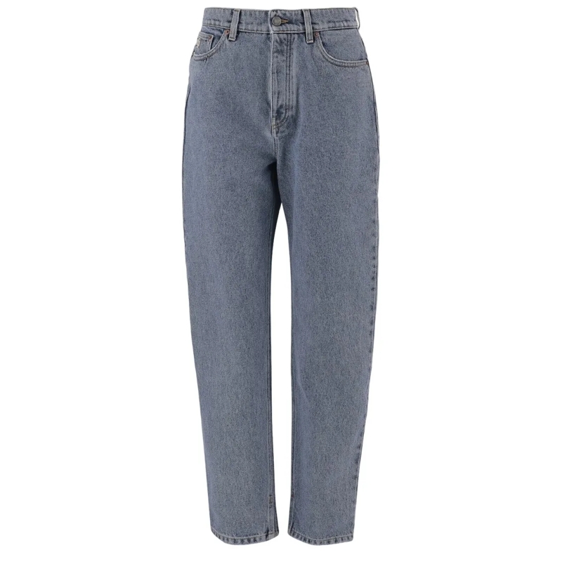 Chloé Jeans Straight-Leg Denim Jeans With Mid-Rise Waistband Grey