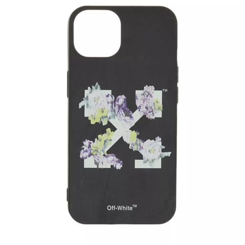 Off-White Flowers Arrow Ipho 13 Pro Max   Black Multicolor Telefonfodral