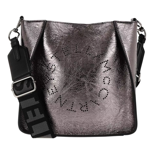 Stella McCartney Logo Bucket Bag Ruthenium Borsetta a tracolla