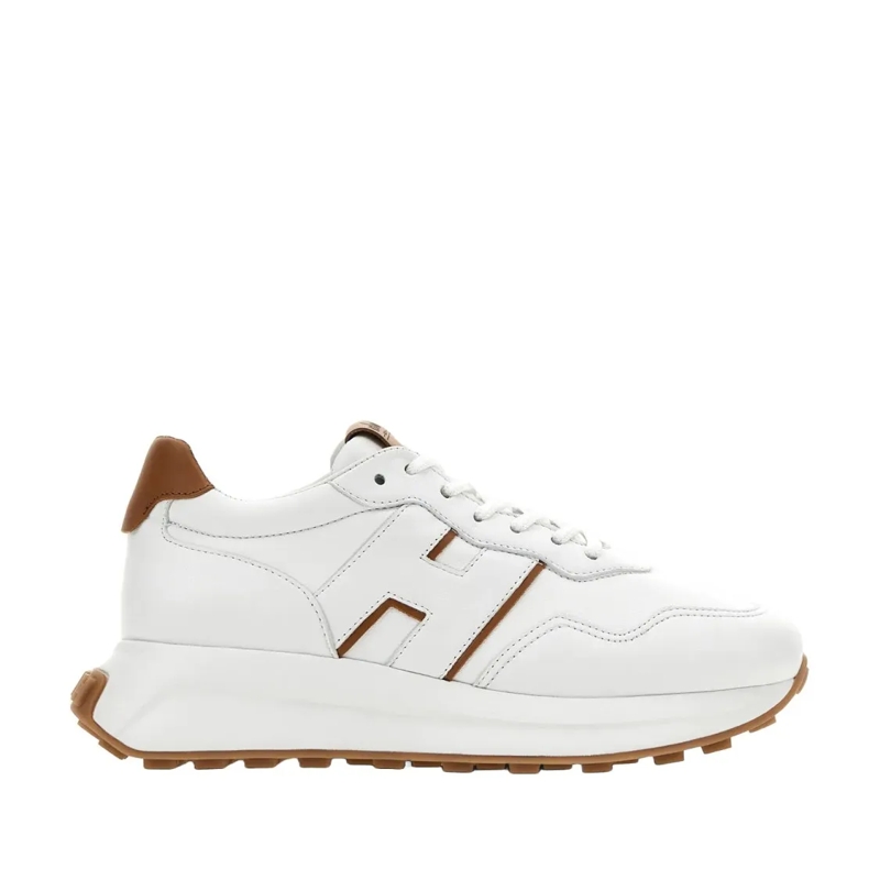 Hogan Lage-top sneaker H641 H Patch Sneakers With Leather White