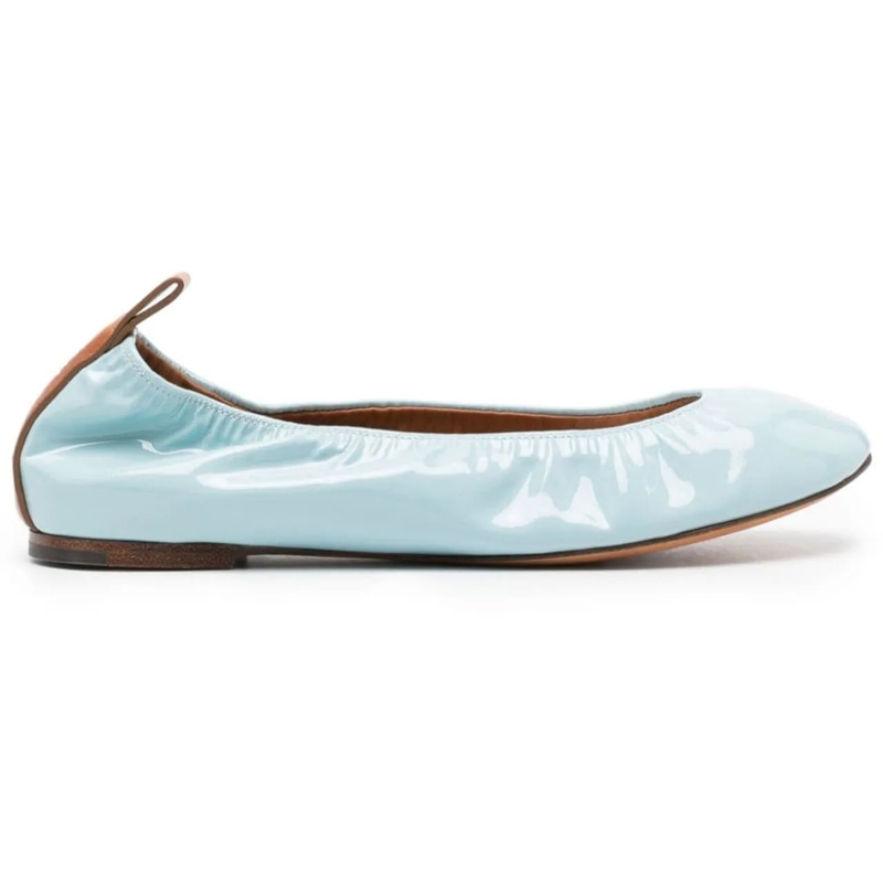 Lanvin Ballerinas Flat Shoes Blue blau