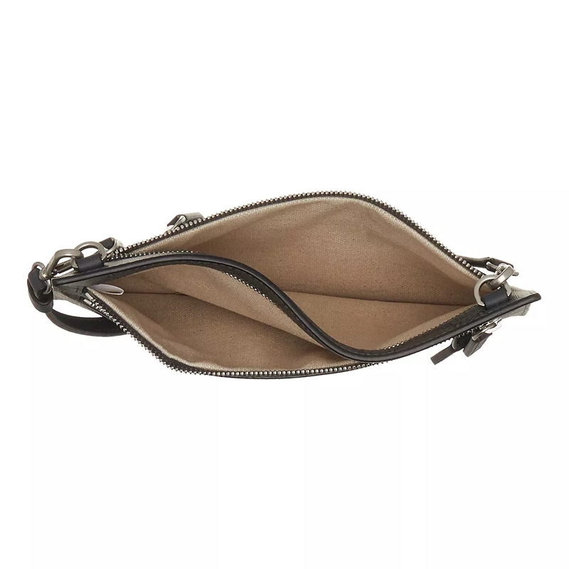 MCM Crossbody Bag Himmel Lts Flat Pouch W.Strap Small Dark Grey(Image 5)