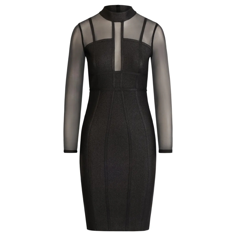 Kraimod Abendkleid Bandagekleid schwarz