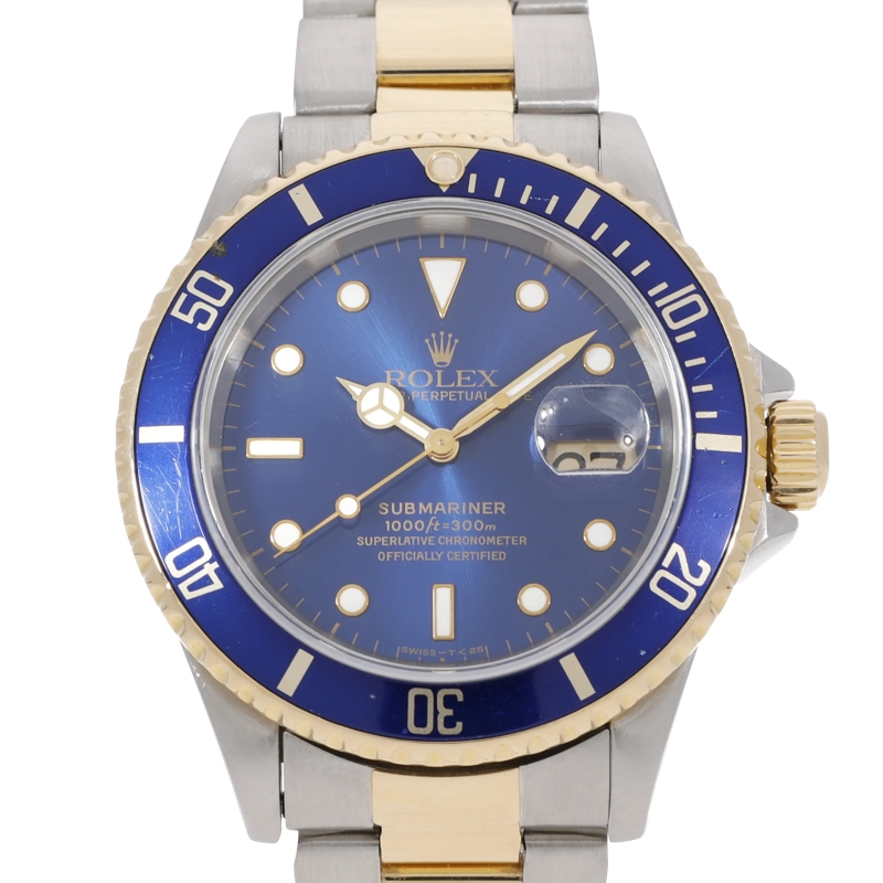 Rolex Automatikuhr Submariner Blau