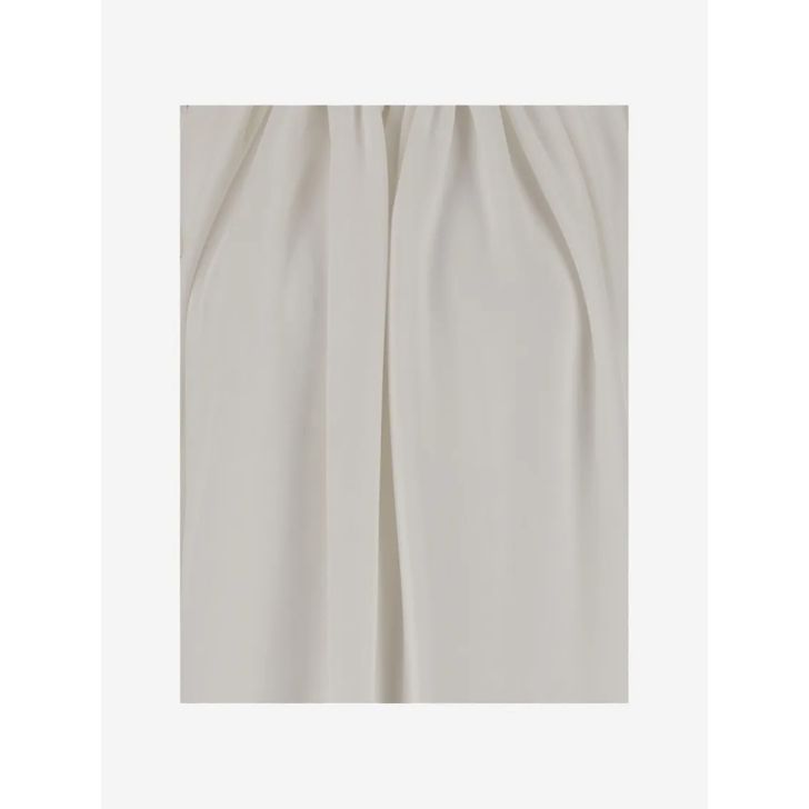 オールインワン・サロペット Sportmax Sleeveless Long Viscose Dress With Gathered Long viscose dress - RUNWAY, optical white | Sportmax