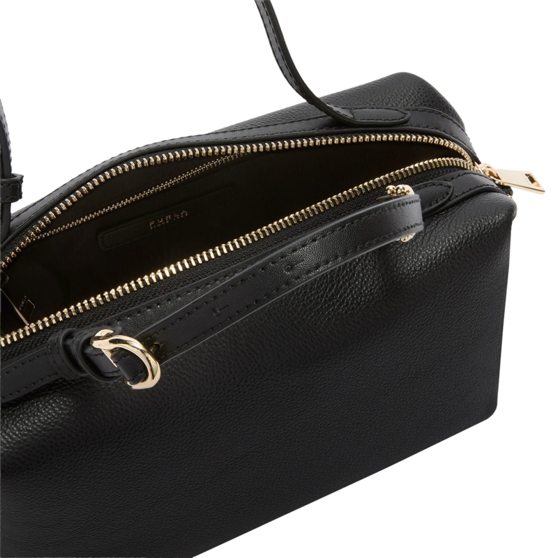 Furla Crossbody Bag Furla Double Mini Boston Bag Nero(Image 4)