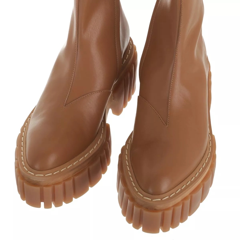 Stella McCartney Stiefeletten Emilie Boots Leather Camel(Image 4)