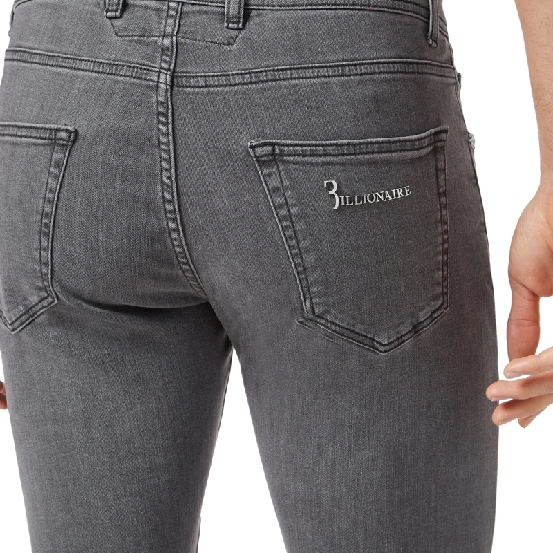 BILLIONAIRE Jeans mit geradem Bein Jeans Regular Fit grau(Image 4)