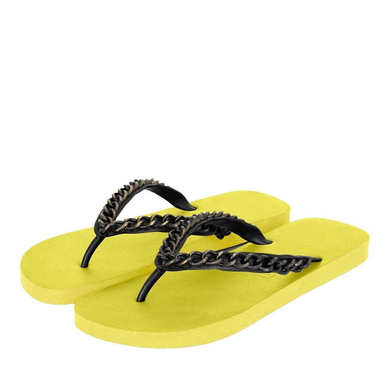 UZURII Flip Flops Zehentrenner Gold Large hell-grün(Image 2)