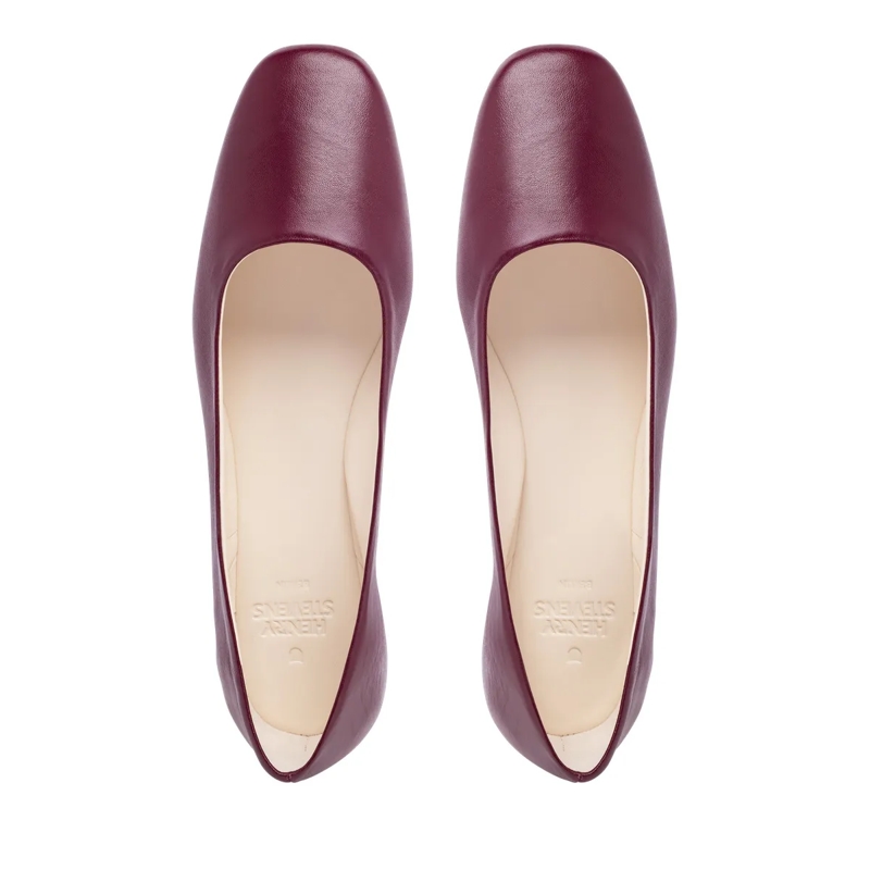 Henry Stevens Balletschoenen Ballerinas Audrey B bordeaux(Image 4)