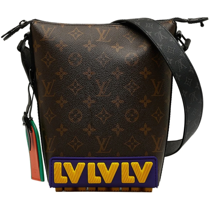 Louis Vuitton Schultertasche Monogram LV Rubber Cruiser braun