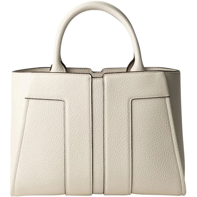 Elisabetta Franchi Tote Bags Ivory weiß