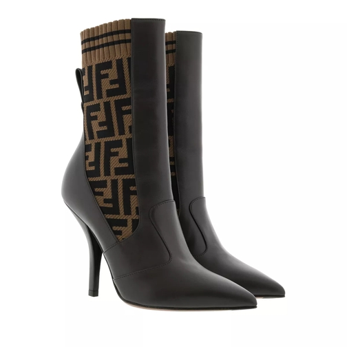 Fendi Fendi Boots Leather Brown Ankle Boot