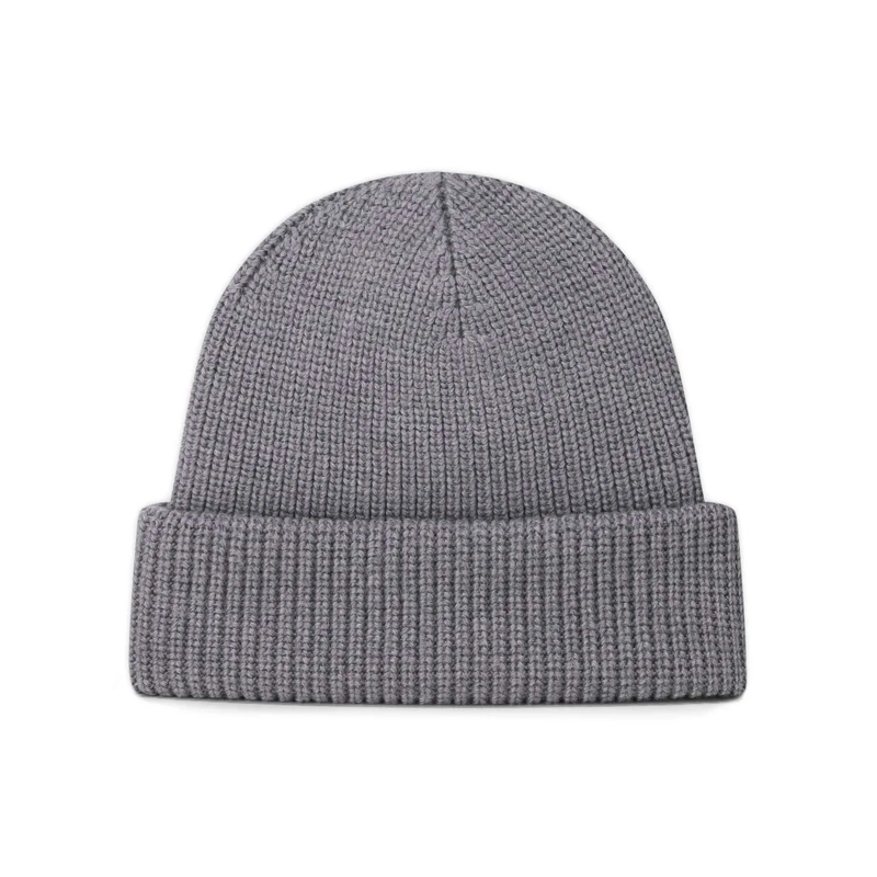 Altea Chapeau en laine Beanie aus Schurwolle Grau