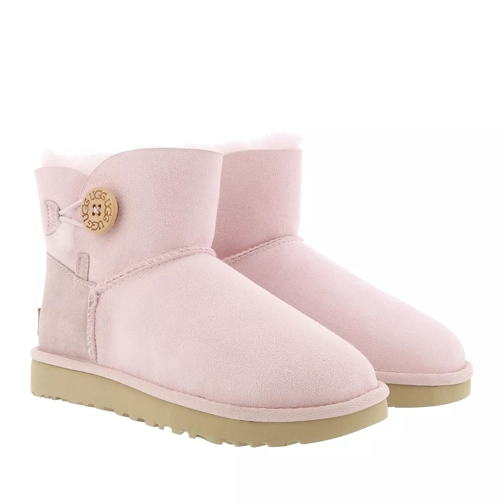 UGG W Mini Bailey Button II Seashell Pink Bottes d'hiver