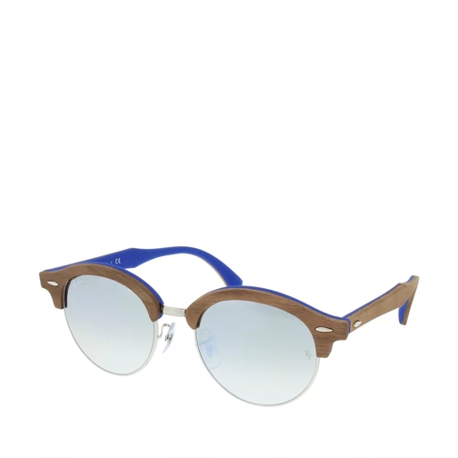 Ray-Ban Clubmaster Round Wood RB 0RB4246M 51 12179U Zonnebril