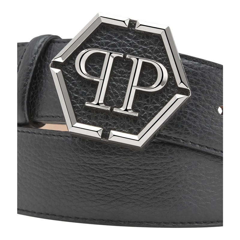 Philipp Plein Gürtel Gürtel Hexagon schwarz(Image 3)