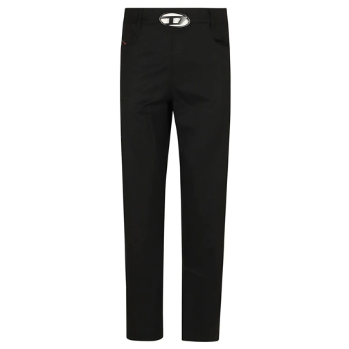 Diesel Jogginghosen Wool Blend Trousers Black