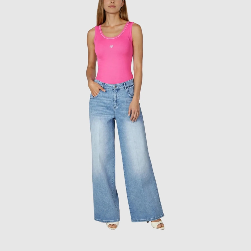 Marc Aurel Bluse Rippshirt pink(Image 2)