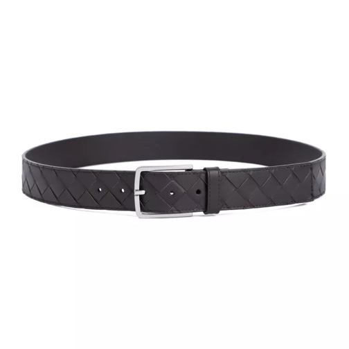 Bottega Veneta Ledergürtel Intrecciato Leather Belt Black