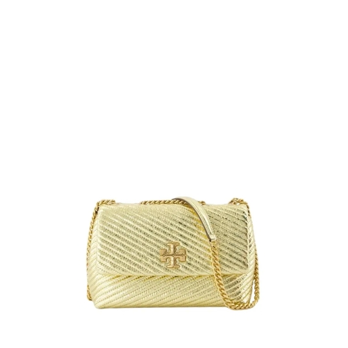 Tory Burch Schultertasche Kira Moto Small Shoulder Bag - Leather - Gold Gold